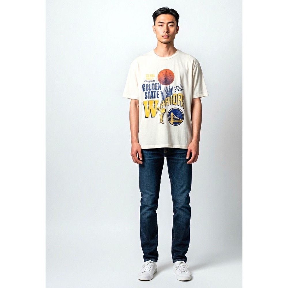 NBA Golden State Warriors NBA Finals Champions Shirt Mens S White Basketball